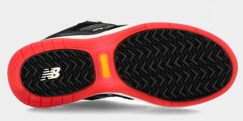 New Balance - Numeric Tiago Lemos 808 Shoes | Black Red - Image 4