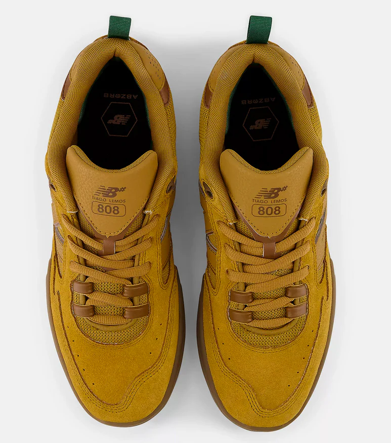 New Balance - Numeric Tiago Lemos 808 Shoes | Wheat Gum - Image 4