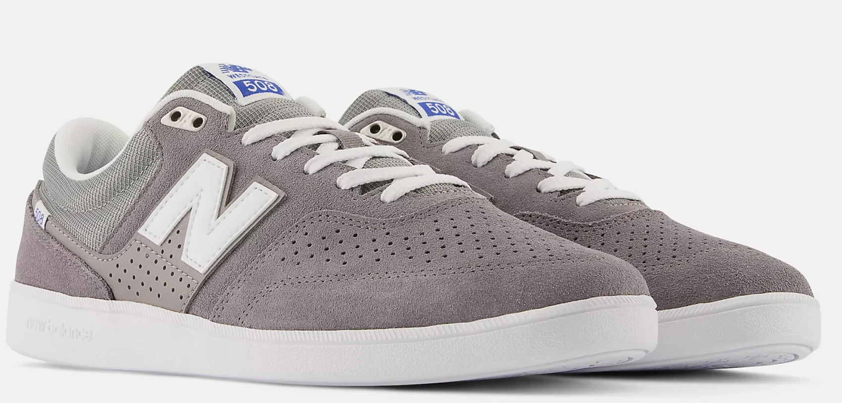 New Balance - Numeric Brandon Westgate 508 Shoes | Grey White - Image 3