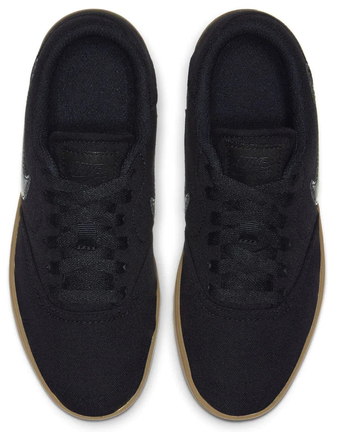 Nike SB - Kids Check Canvas GS Shoes | Black Gum - Image 3