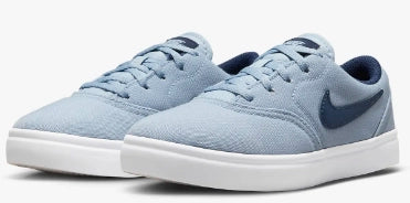 Nike SB - Kids Check Canvas PS Shoes | Light Blue Navy - Image 3