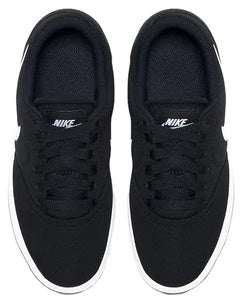Nike SB - Kids Check Canvas GS Shoes | Black White - Image 3