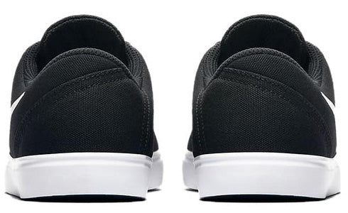 Nike SB - Kids Check Canvas GS Shoes | Black White - Image 4