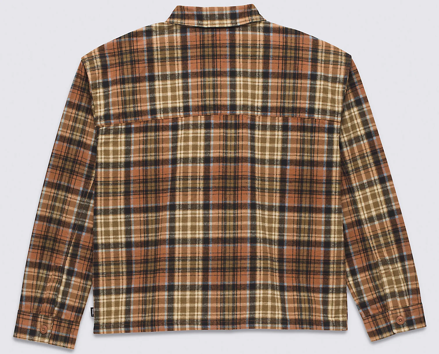Vans - Roadside L/S Flannel Shacket | Mocha Bisque - Image 3