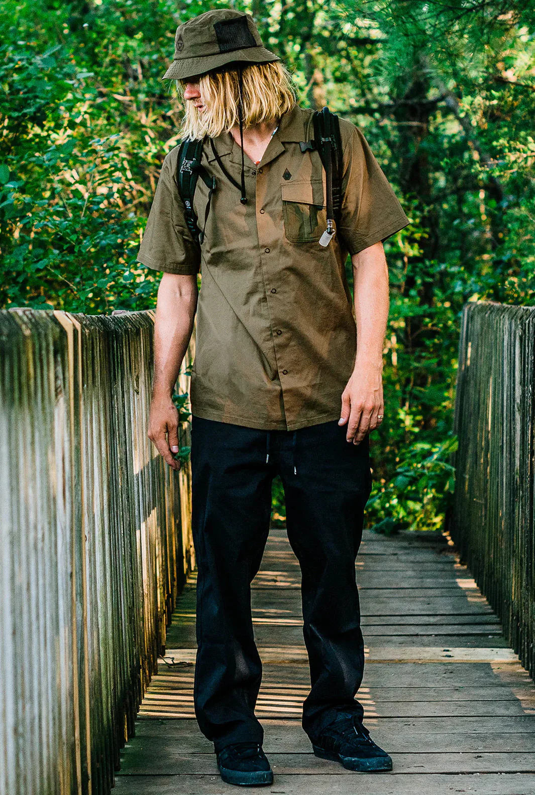 Volcom - Alec Skate Vitals S/S Shirt | Wintermoss - Image 3