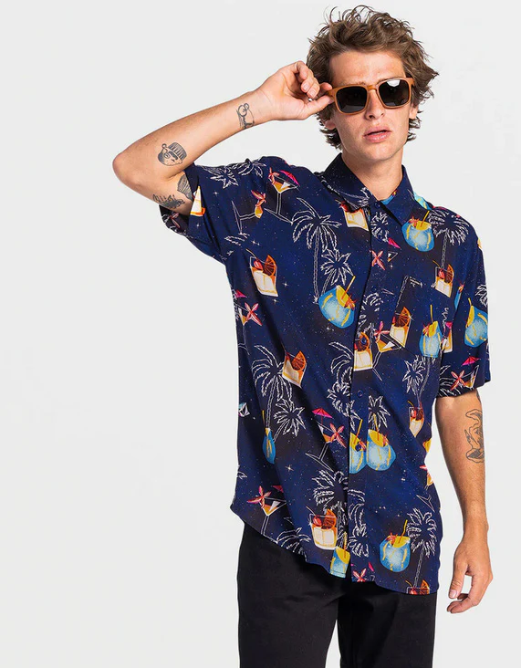 Volcom - Cosmic Vacay S/S Shirt | Blueprint - Image 3